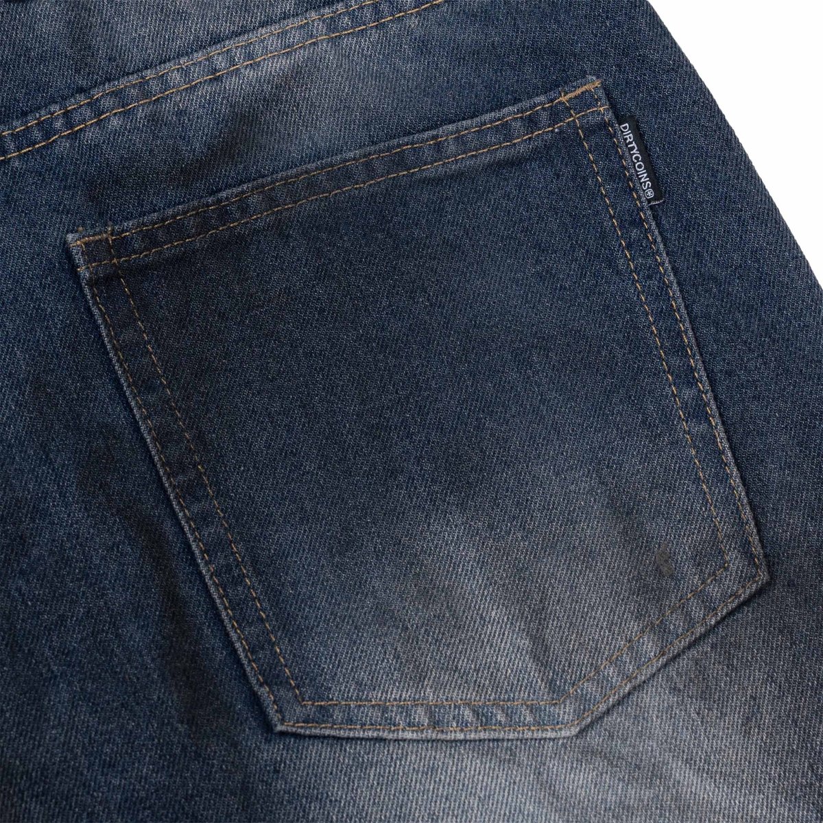 DIRTYCOINS Double Knee Distressed Denim Shorts