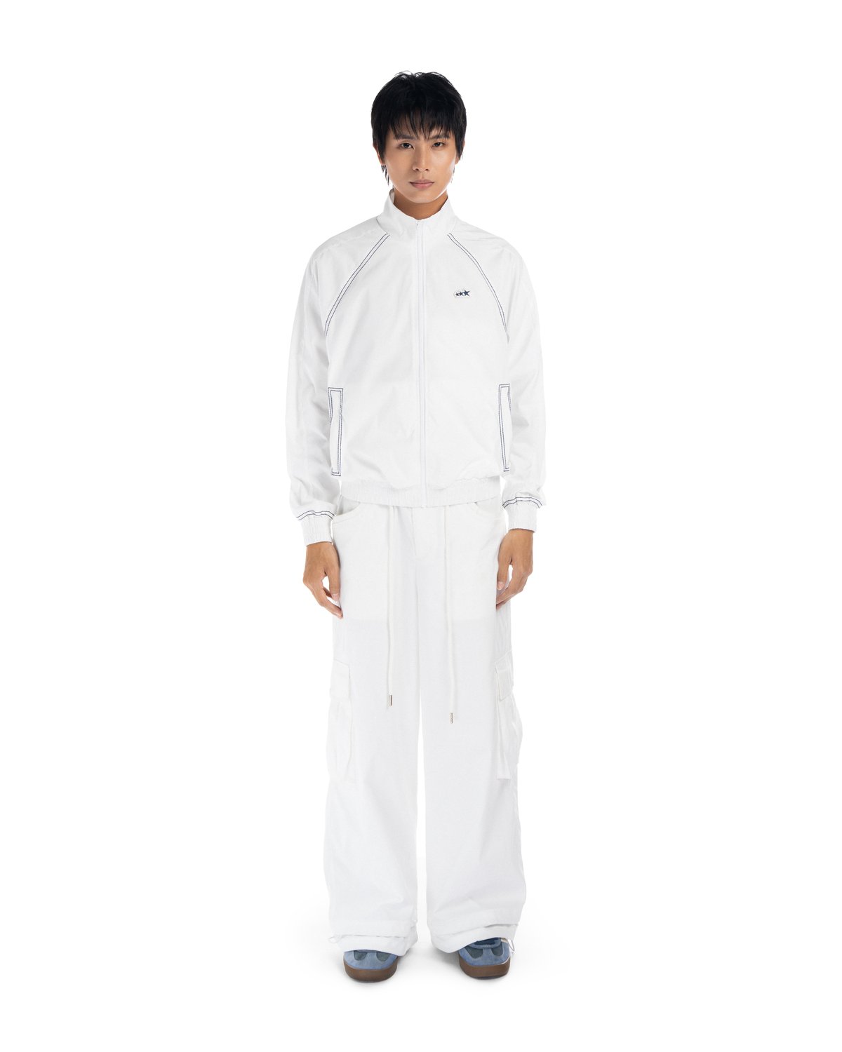Levents® Classic Dashed Line Nylon Jacket