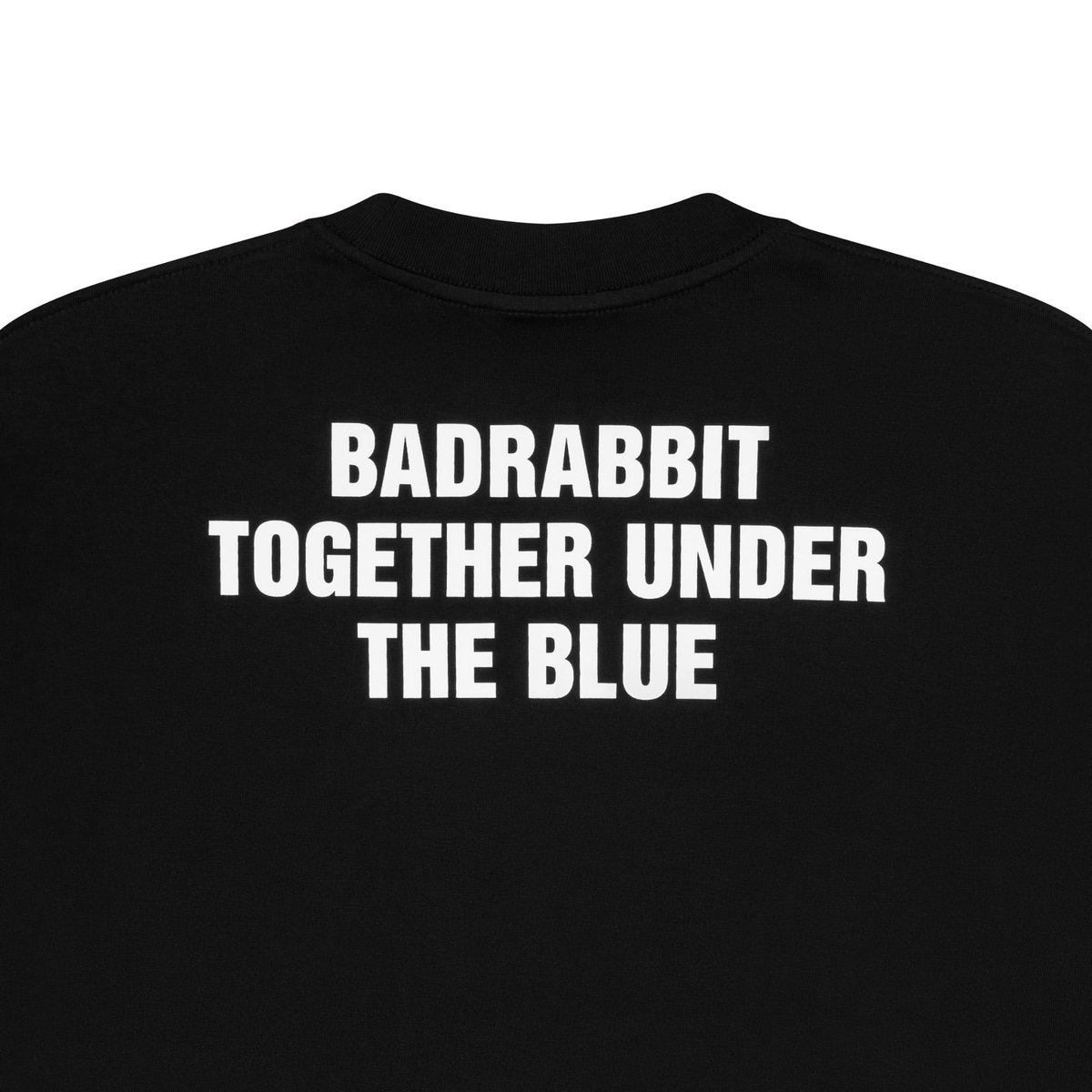 BAD RABBIT Sticky Rabbit 黑色棉質印花短袖 T-shirt