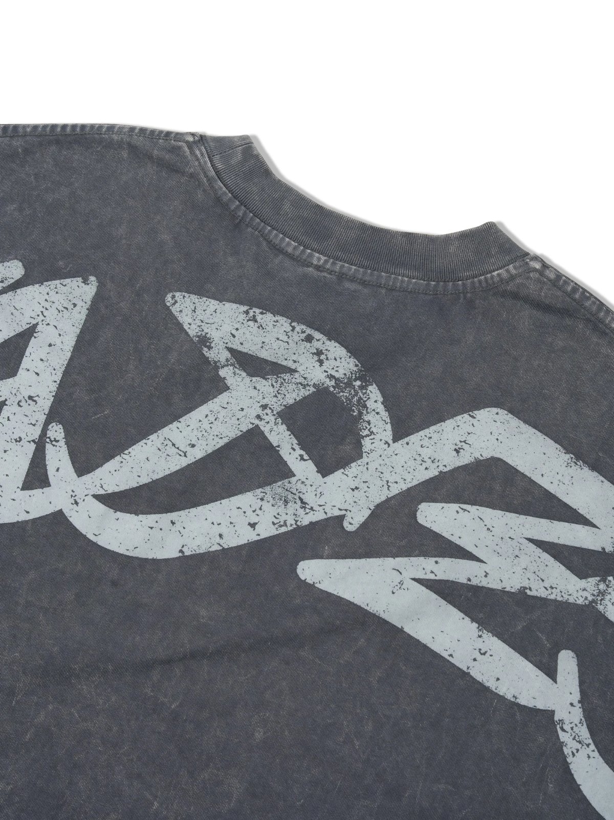 HADES Floral Pocket Tee - Grey Wash