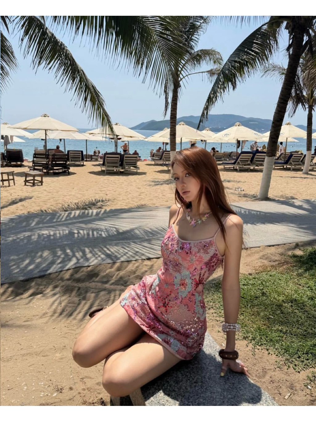 Tartan Luxe Floral Dress