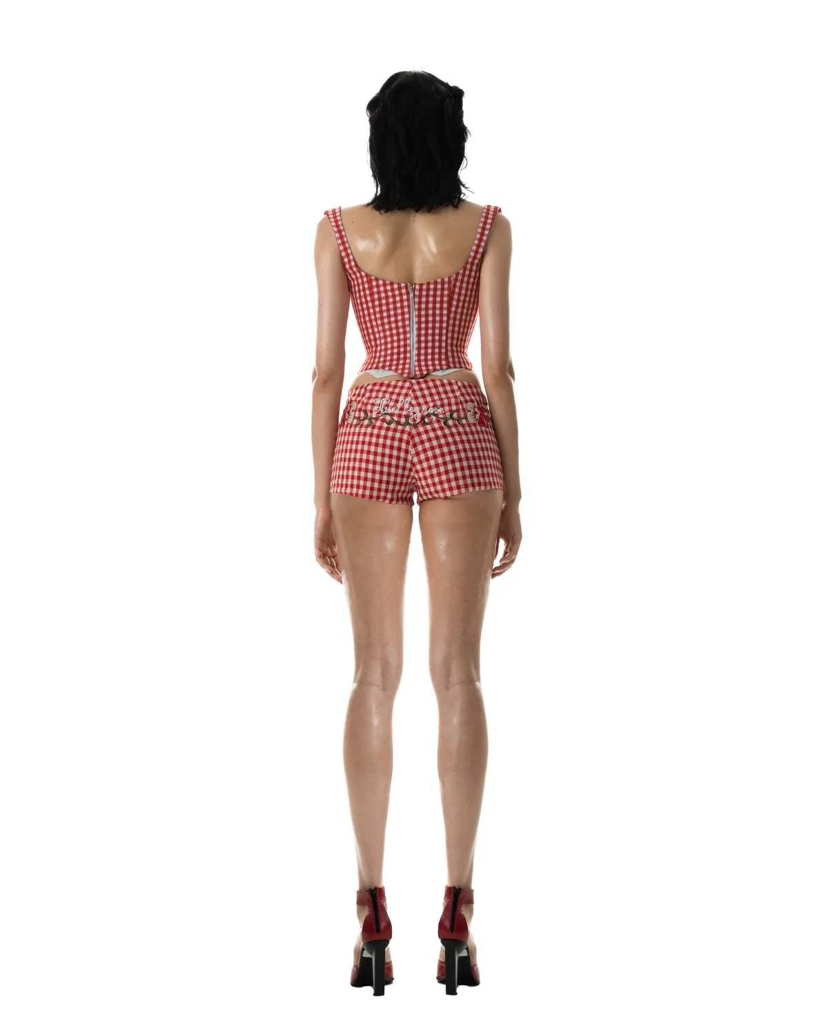 HUELLEYROSE Monica Mesh Corset