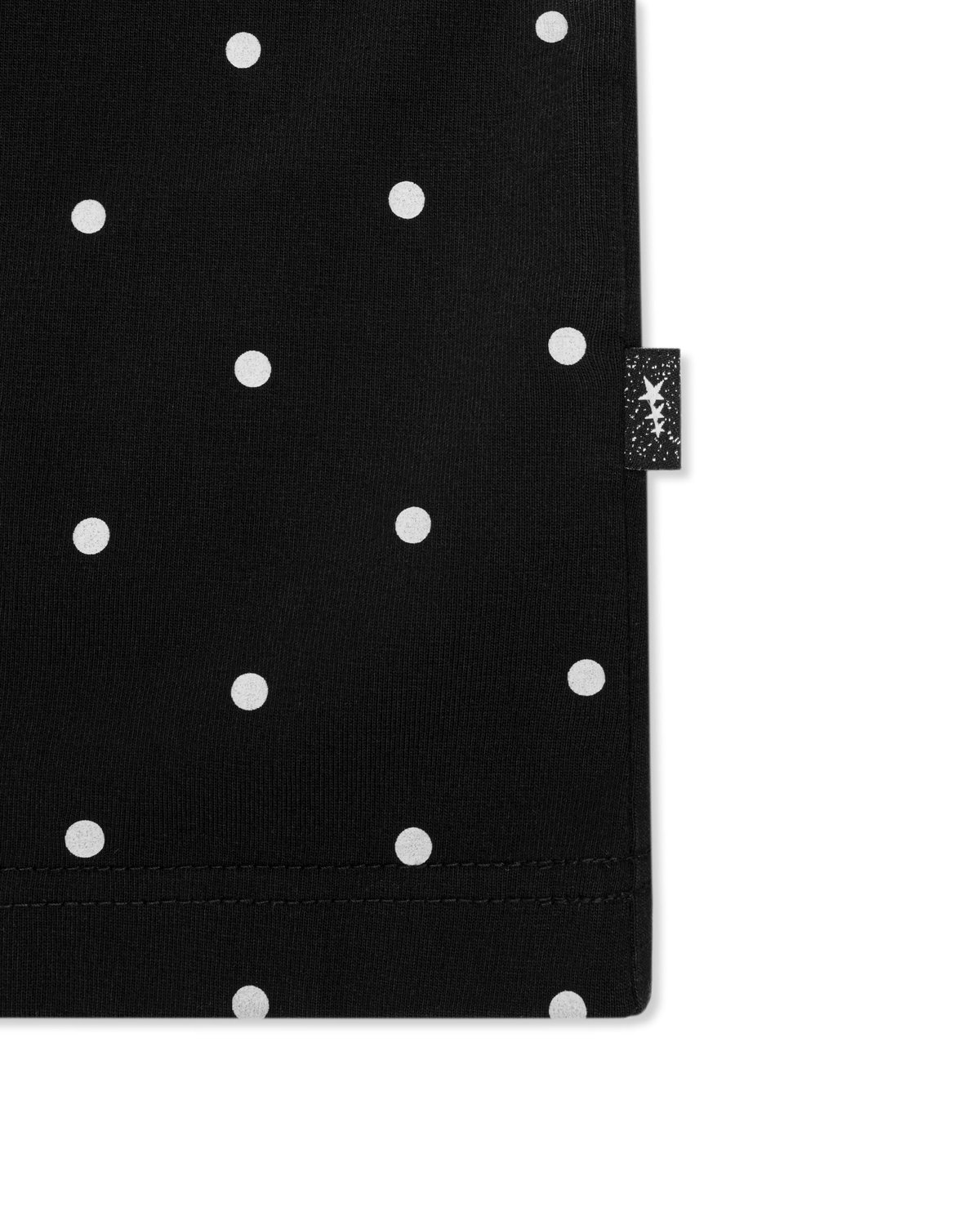 Levents® Seasonal Polkadot Semi-Oversized Tee - Black