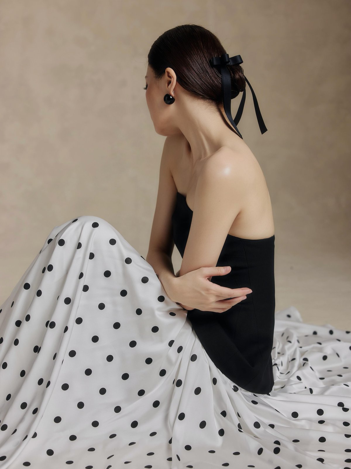 REDBEAN Polka Dot 系列波點長裙