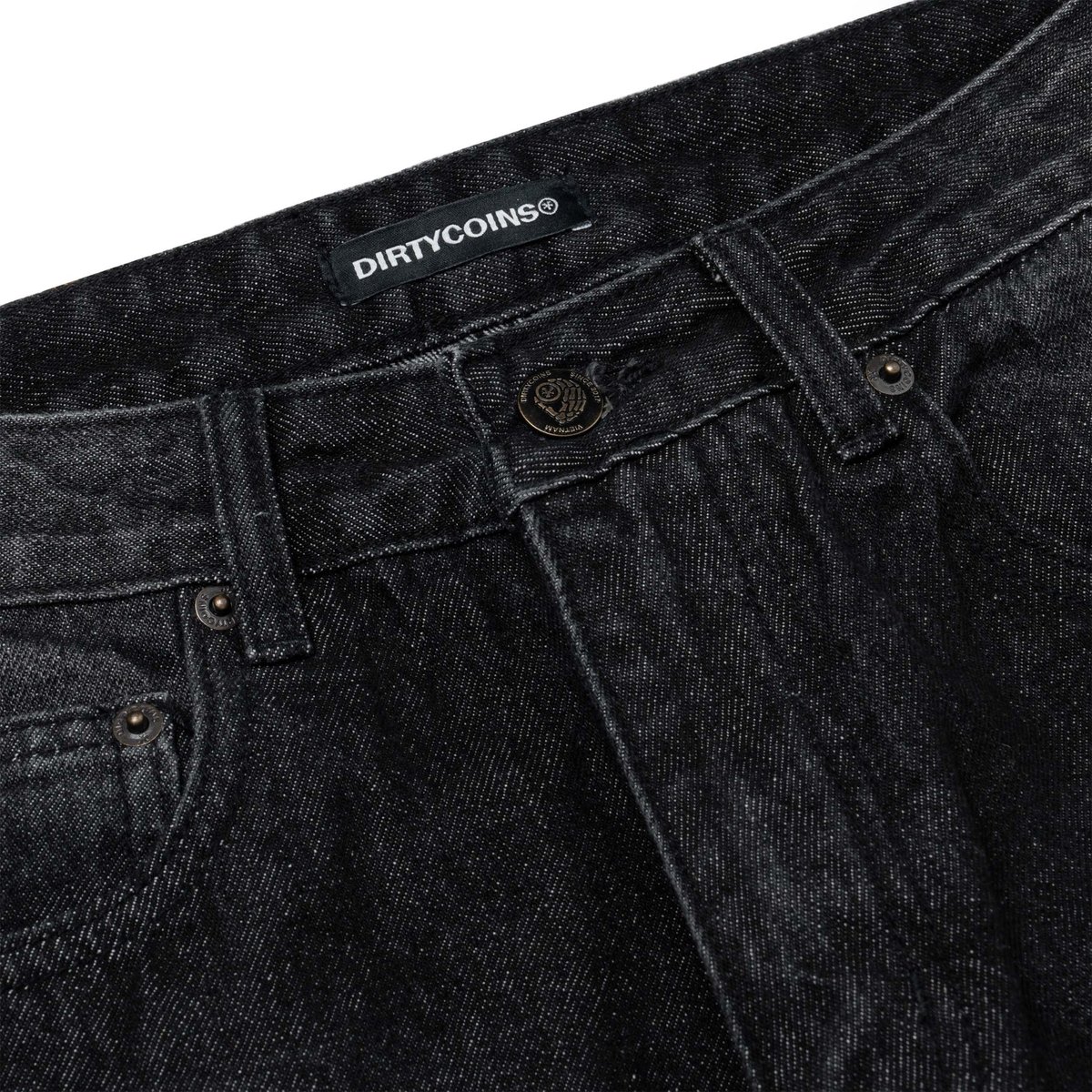 DIRTYCOINS Wash Flame Denim Pants
