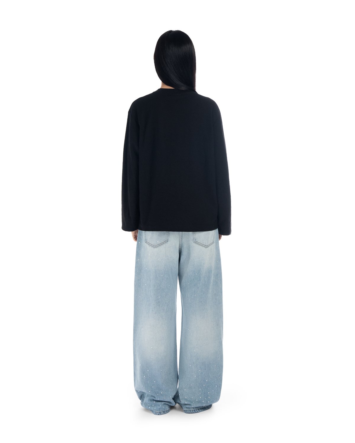 Levents® Basic Slub 長袖寬鬆長袖T恤