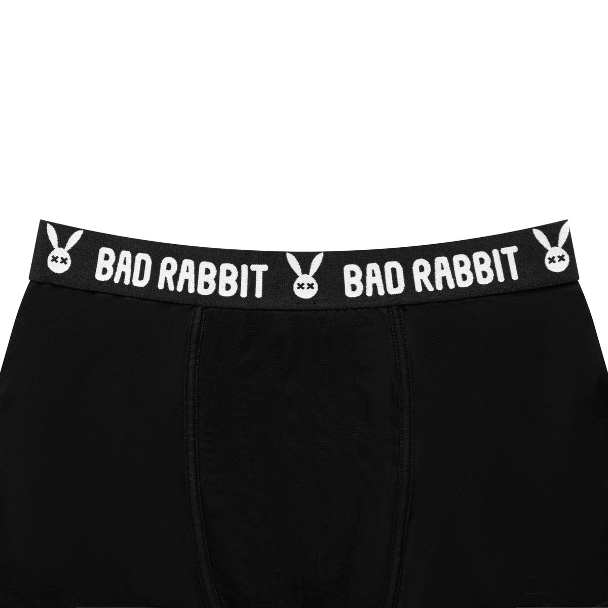 BAD RABBIT RABBIT BOXER 男士平角內褲 - 黑色