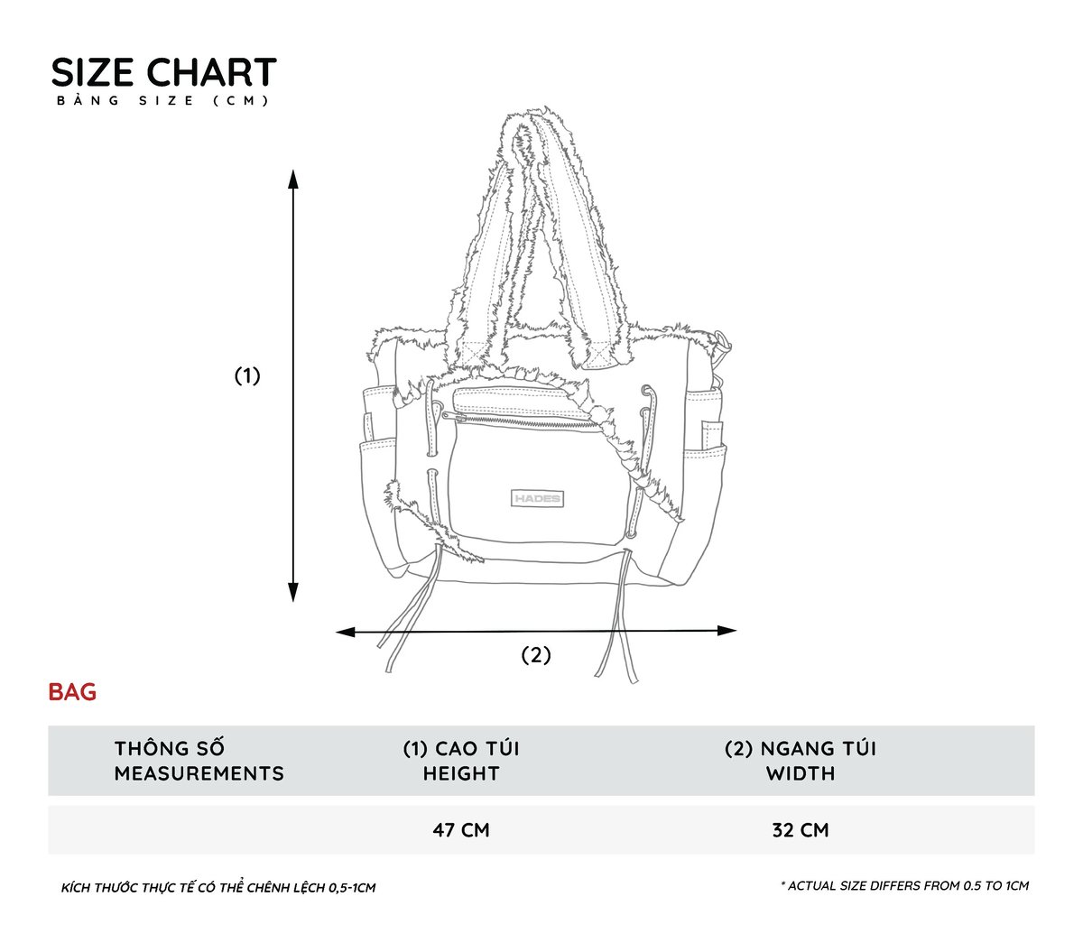 HADES Humid Wasteland Bag - Black