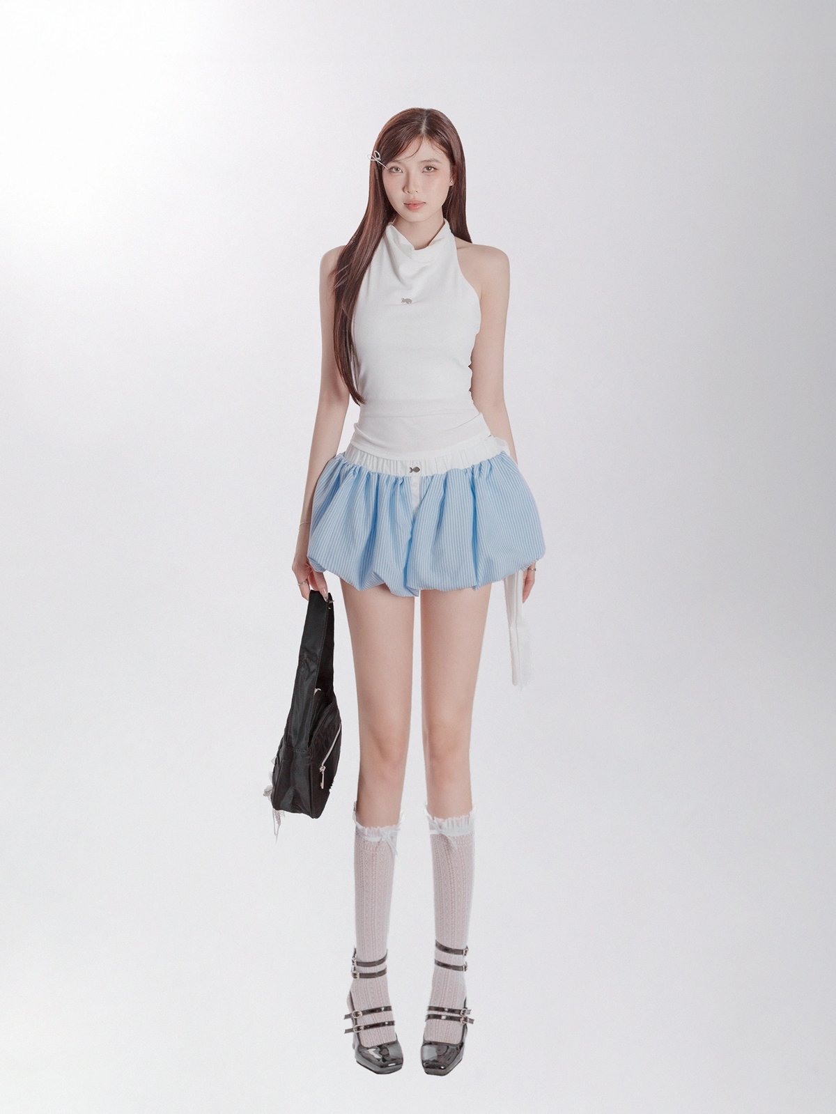DKMV Heulwen Tie-Back Halter Top 露背繫帶掛脖上衣