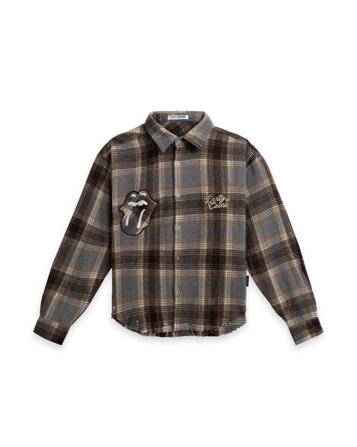 DIRTYCOINS DCxRS Western Rivet Flannel Jacket