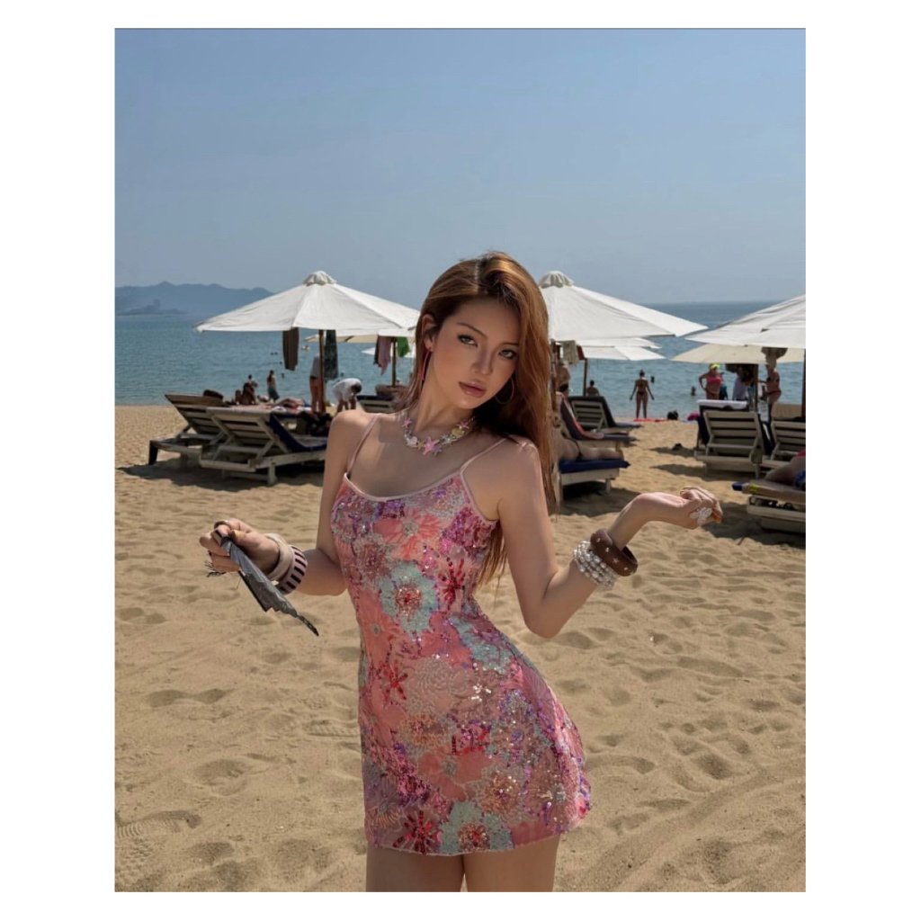 Tartan Luxe Floral Dress