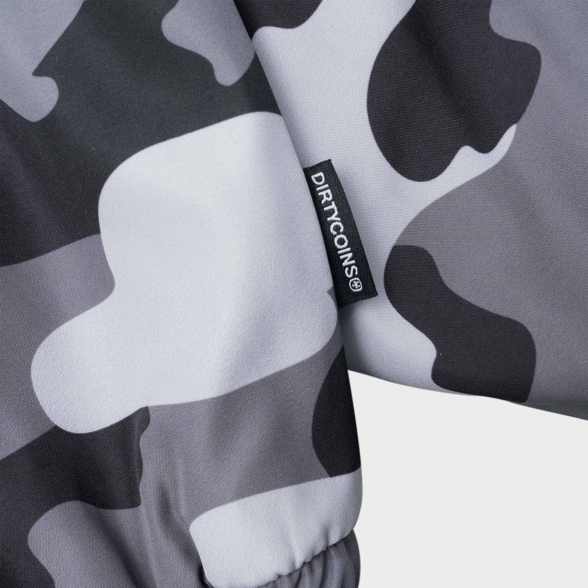 DIRTYCOINS DCxRS Camo Fur Hooded Bomber Jacket