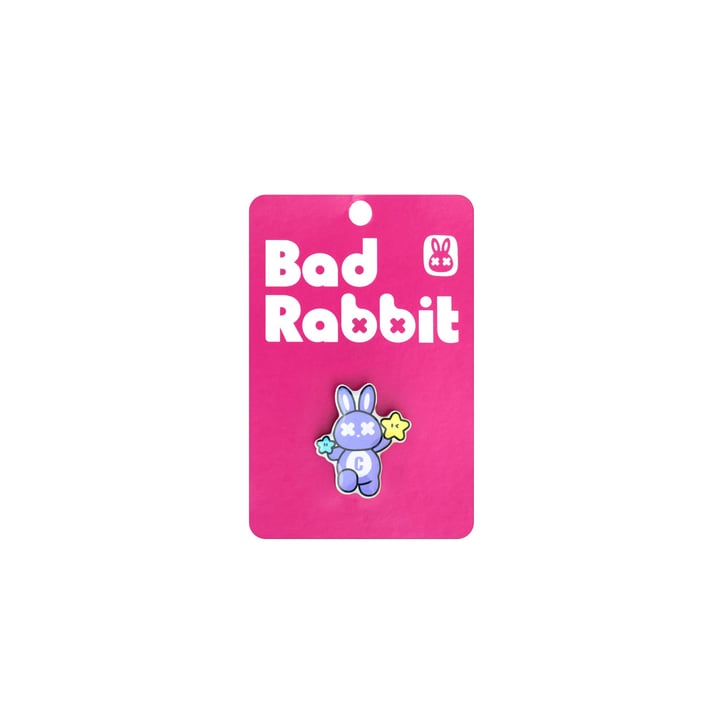 BAD RABBIT Double Star Pin