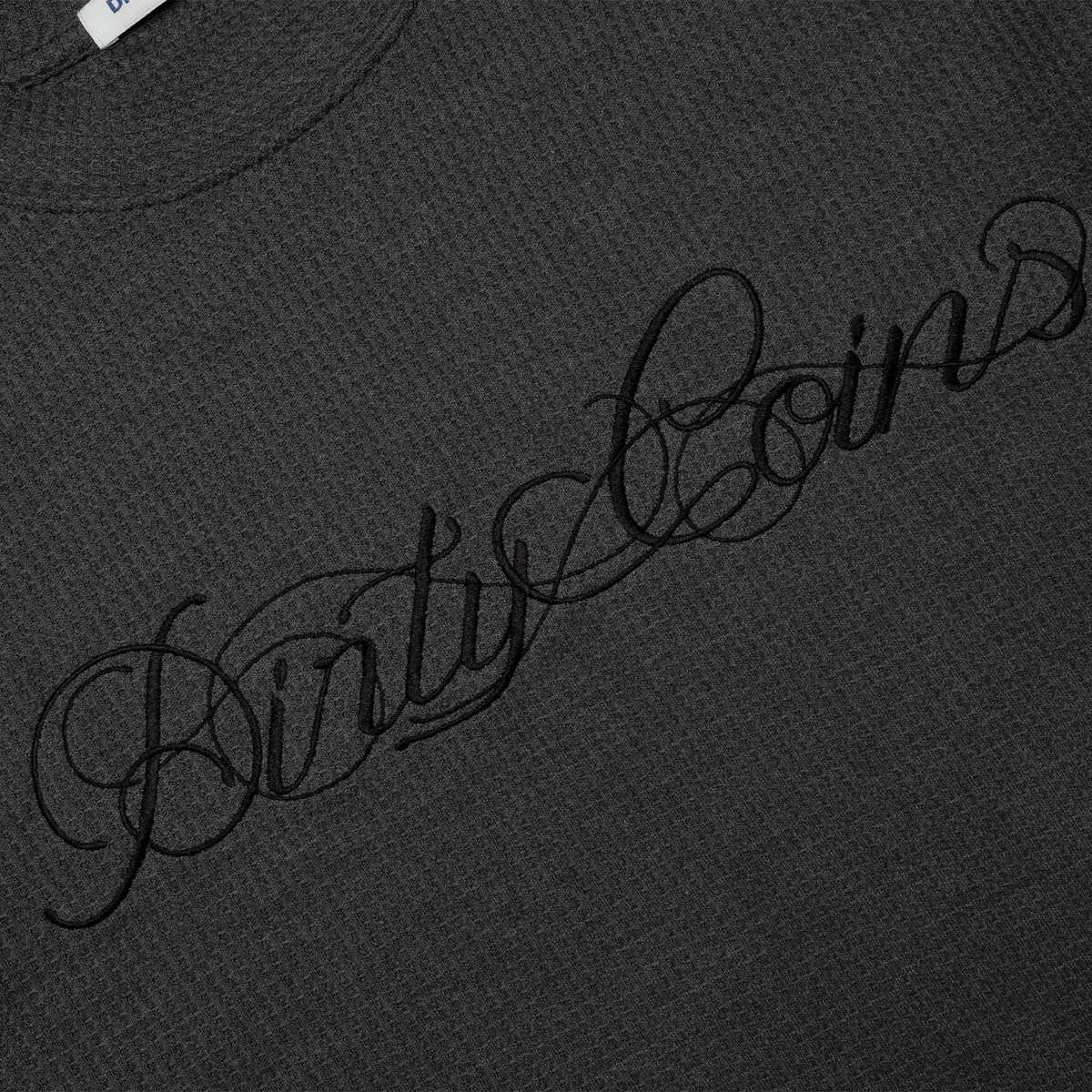 DIRTYCOINS Waffle Script 長袖 T-shirt