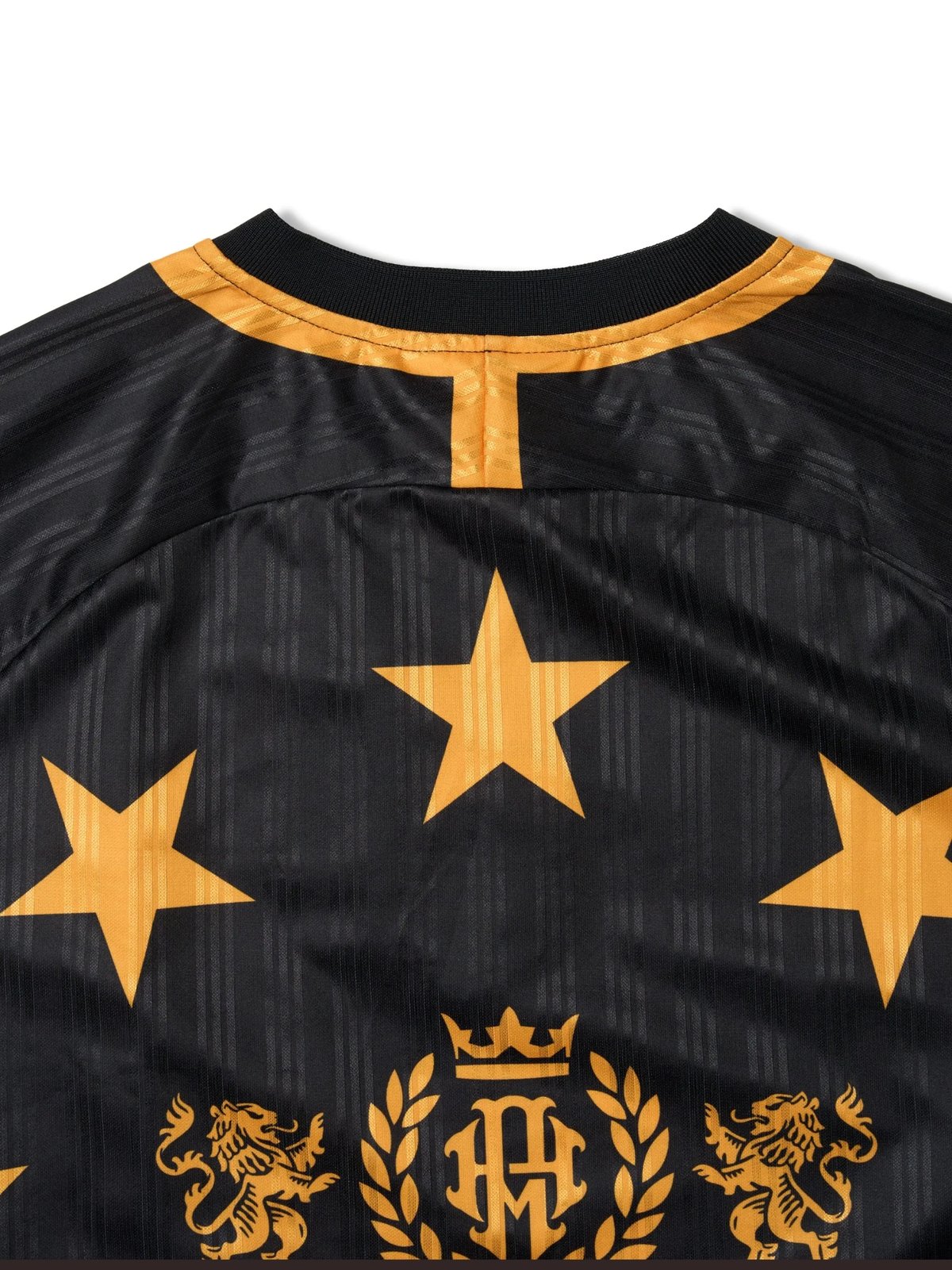 HADES Captain Jersey 條紋運動長袖上衣 - 黑色