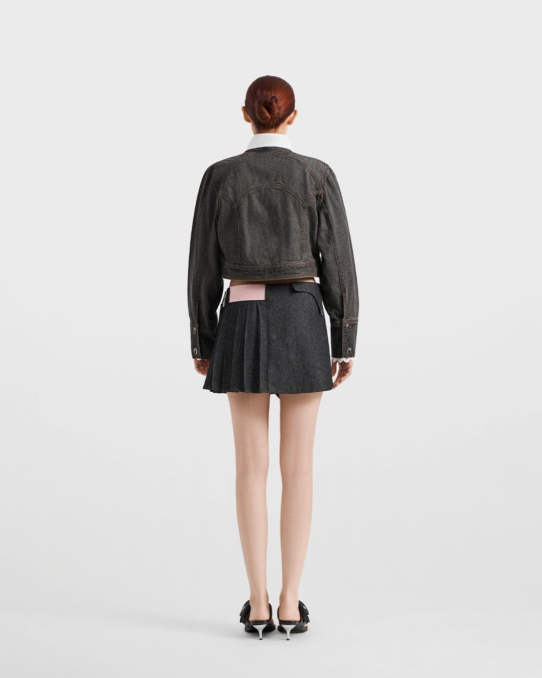 DEAR JOSÉ THE RAVEN Denim Mini Skirt