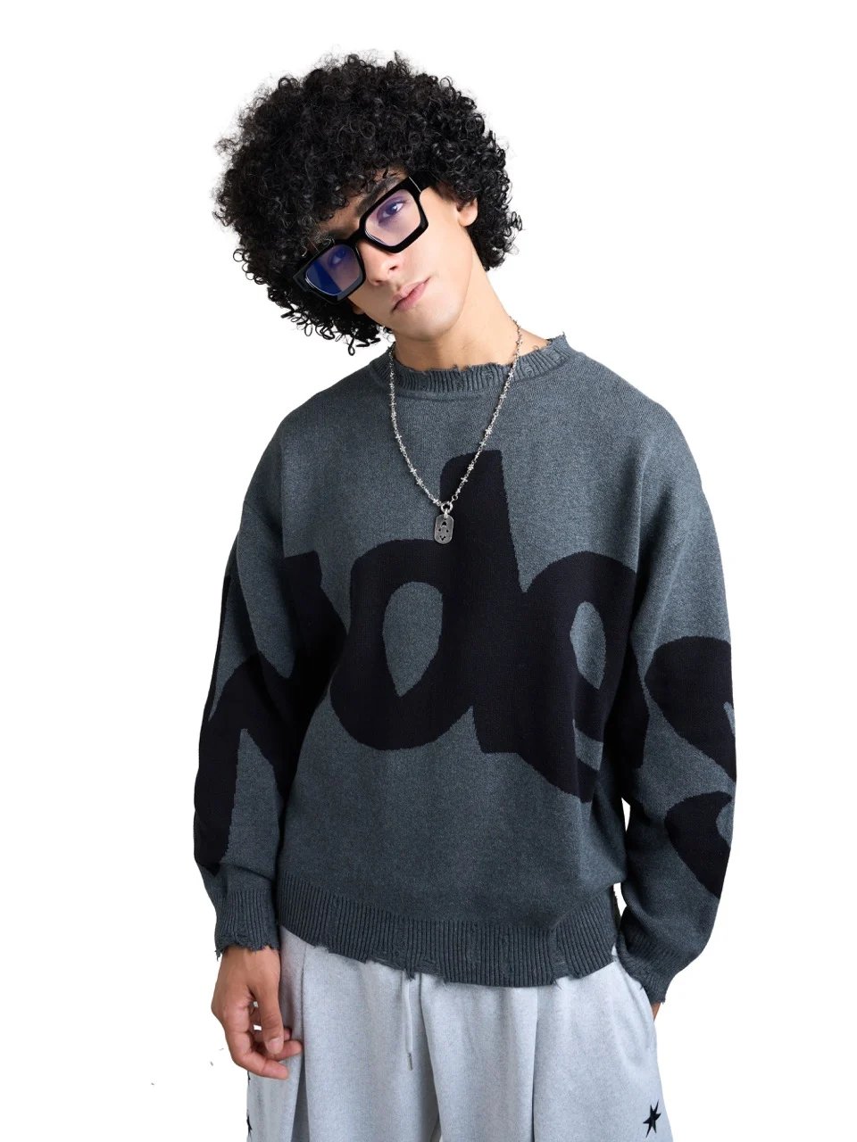 HADES Rebel Knit Sweater - Grey
