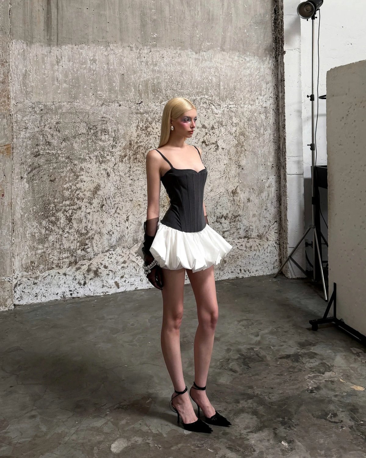 Silver Bloom Skirt