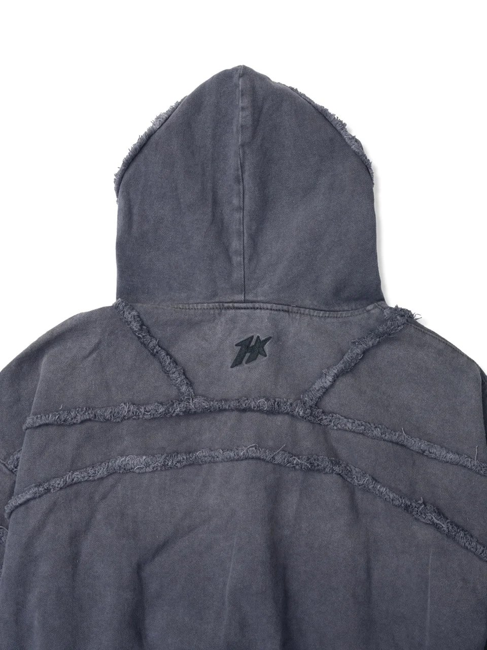 HADES Industrial Edge Zip-Up Hoodie - Grey