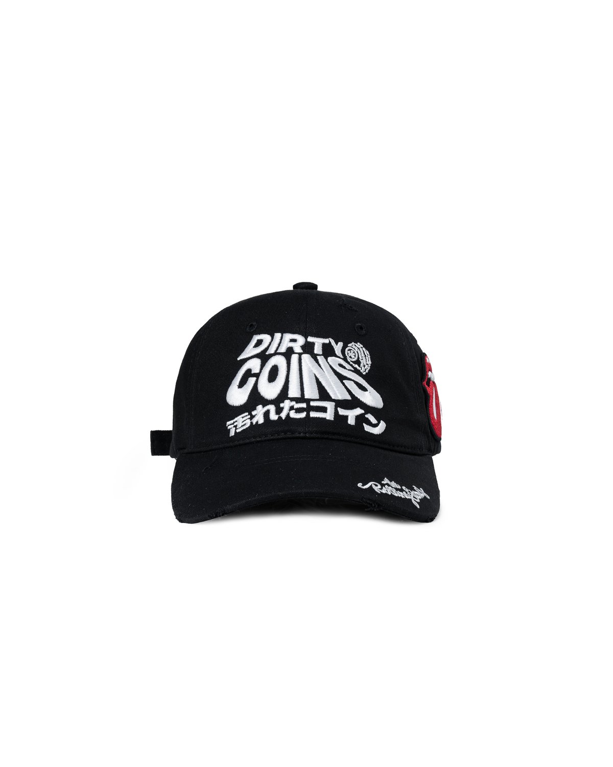 DIRTYCOINS x RS Logo Wavy Embroidery Dad Cap