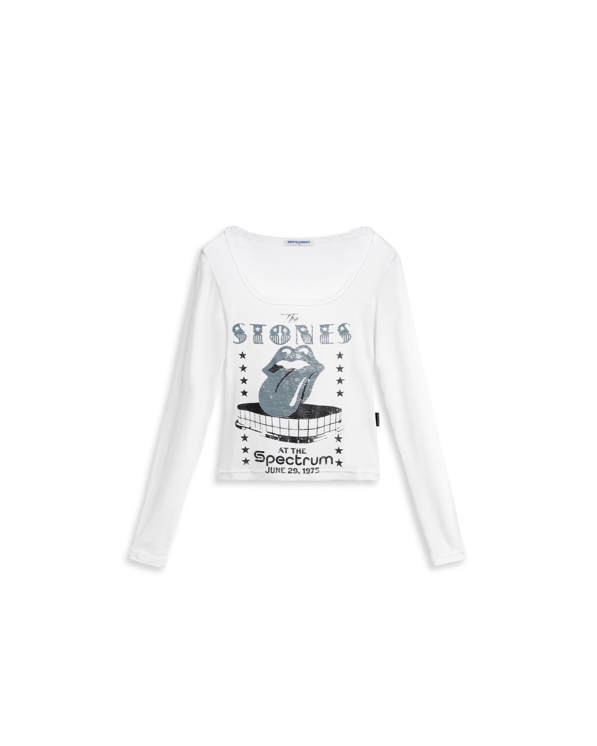 DIRTYCOINS Baby Tee LS DCxRS Spectrum Night