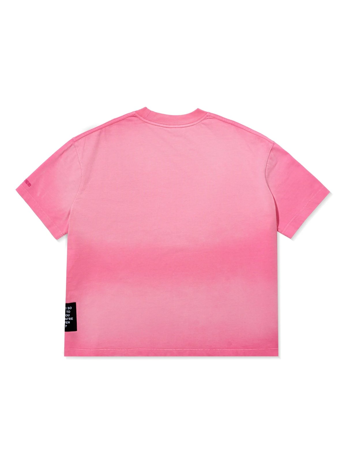 HADES NOTYOURCRUSH 水洗印花 T-shirt - 粉紅色
