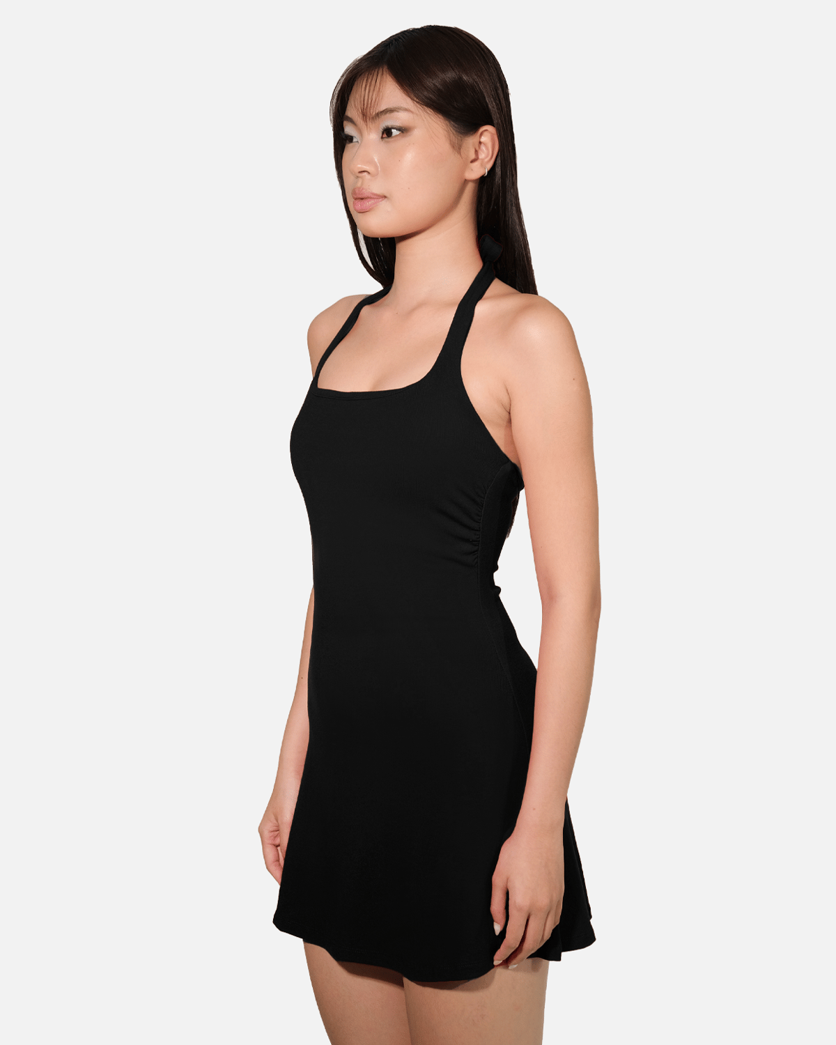 DOTTIE Macie Bow Tie Halter Dress