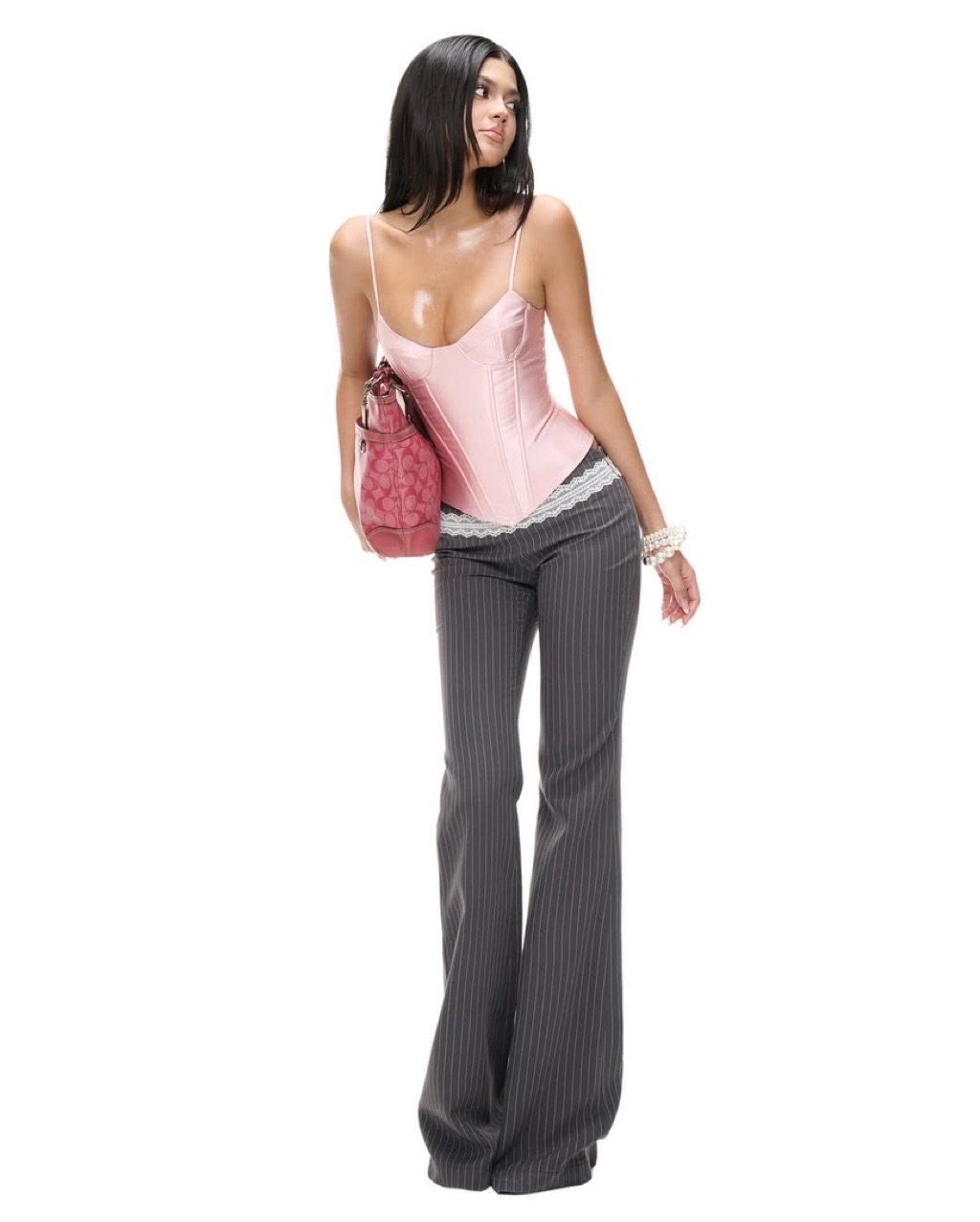 Doublebiz Corset Style Camisole Top