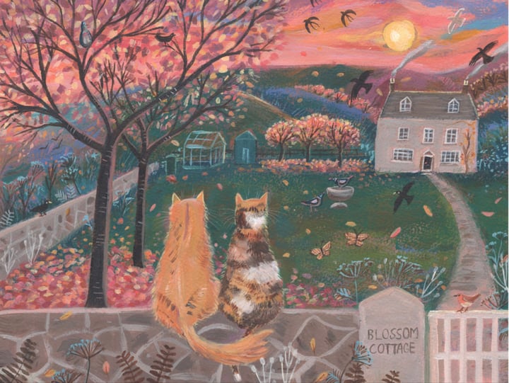 Blossom Cottage in Autumn