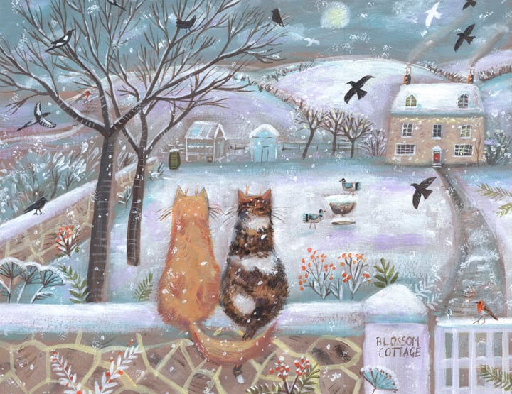 Blossom Cottage in Winter