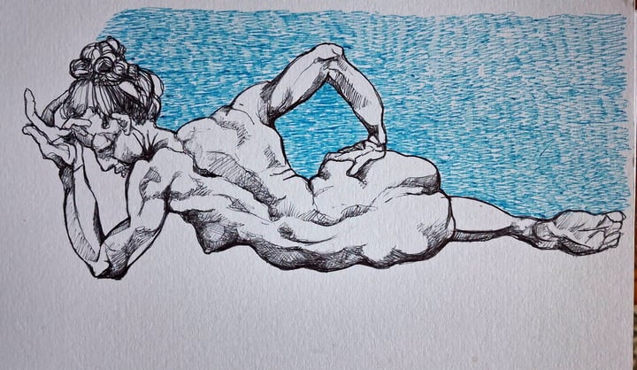 A5 Life Study Sketch 46