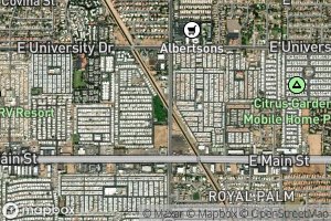 Val Vista Village Trailer Park Water Retention Basin