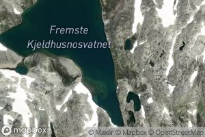 Kjeldhusnosvatnet,fremste