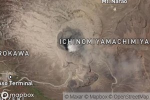 Aso-san Naka-dake crater lake