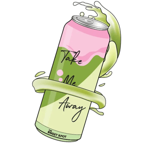 The Sweet Spot organic matcha drinks — latte, lemonade, tea