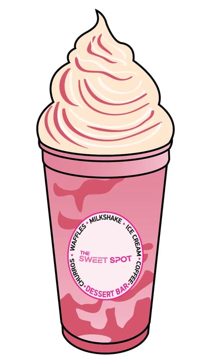 Strawberry Cream Frappé The Sweet Spot ice cream icon