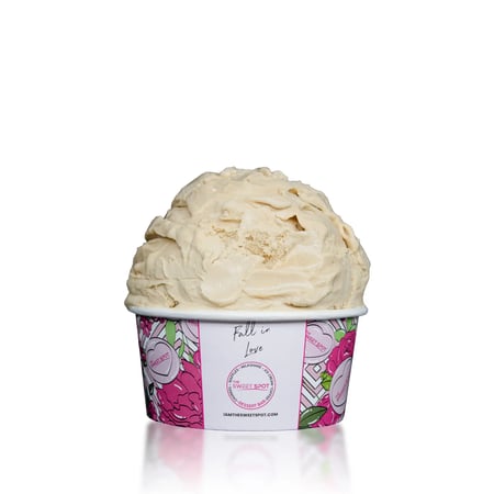 Rich coffee ice cream.