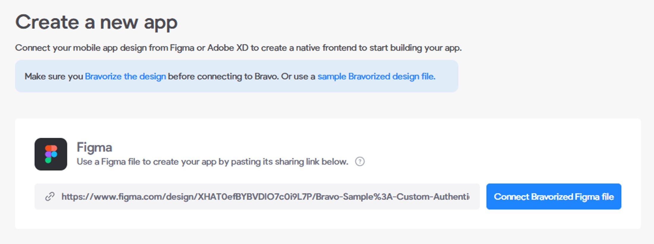 Convert figma to bravo