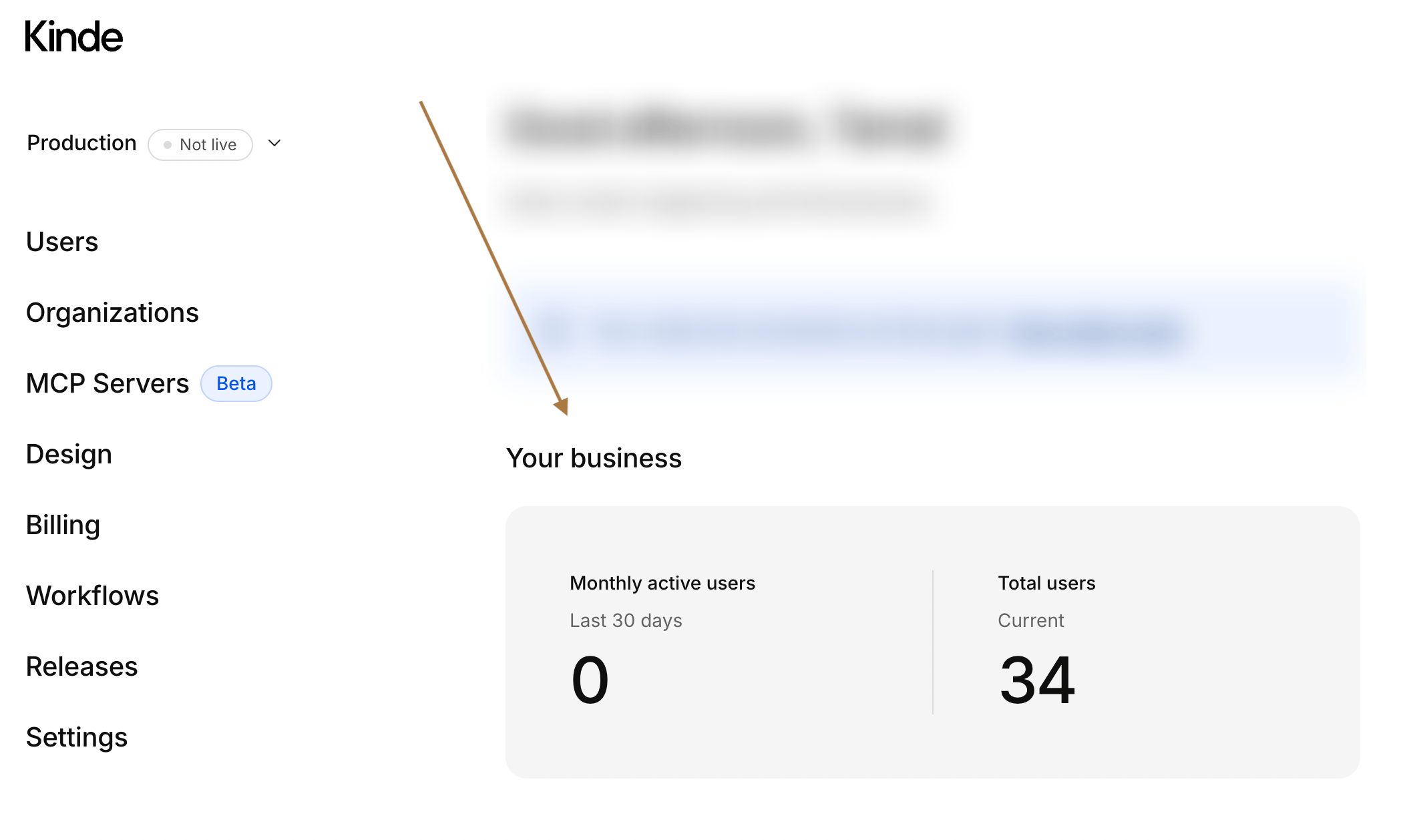 kinde monthly active users and total users