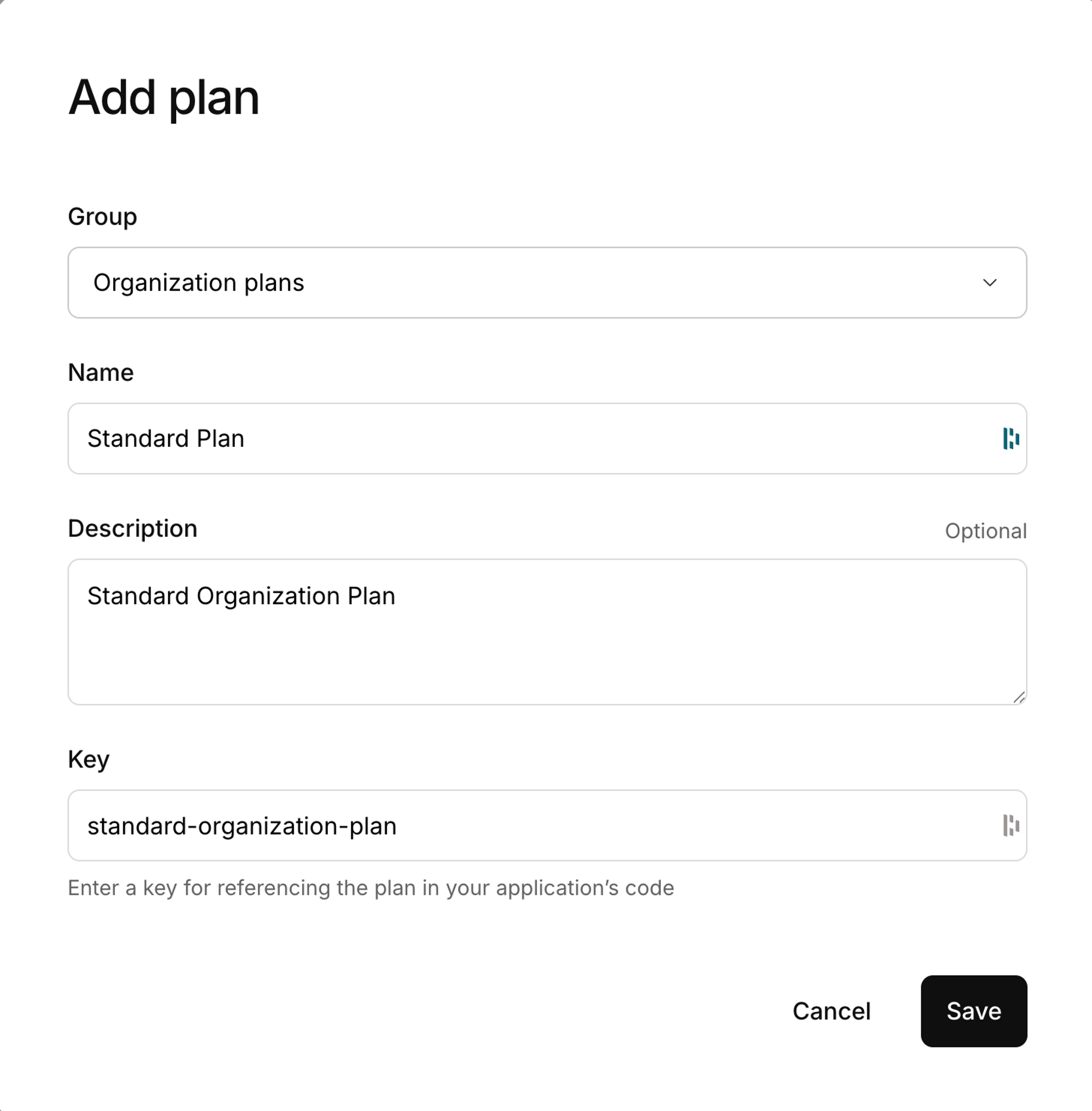 Create an organization plan