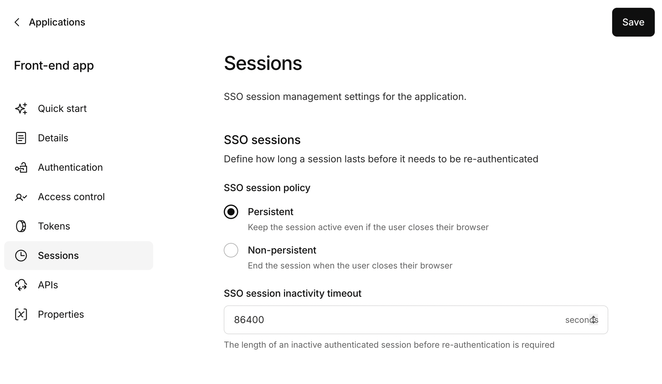 session management in kinde