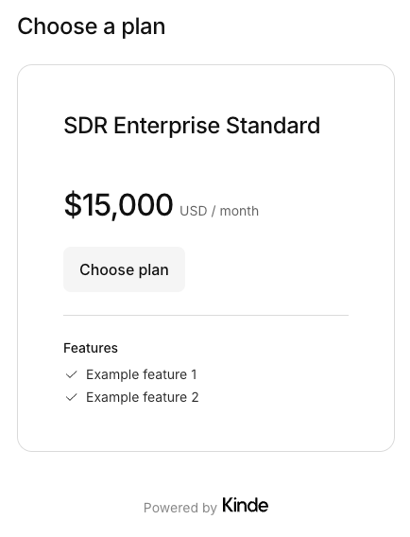 pick the pricing plan