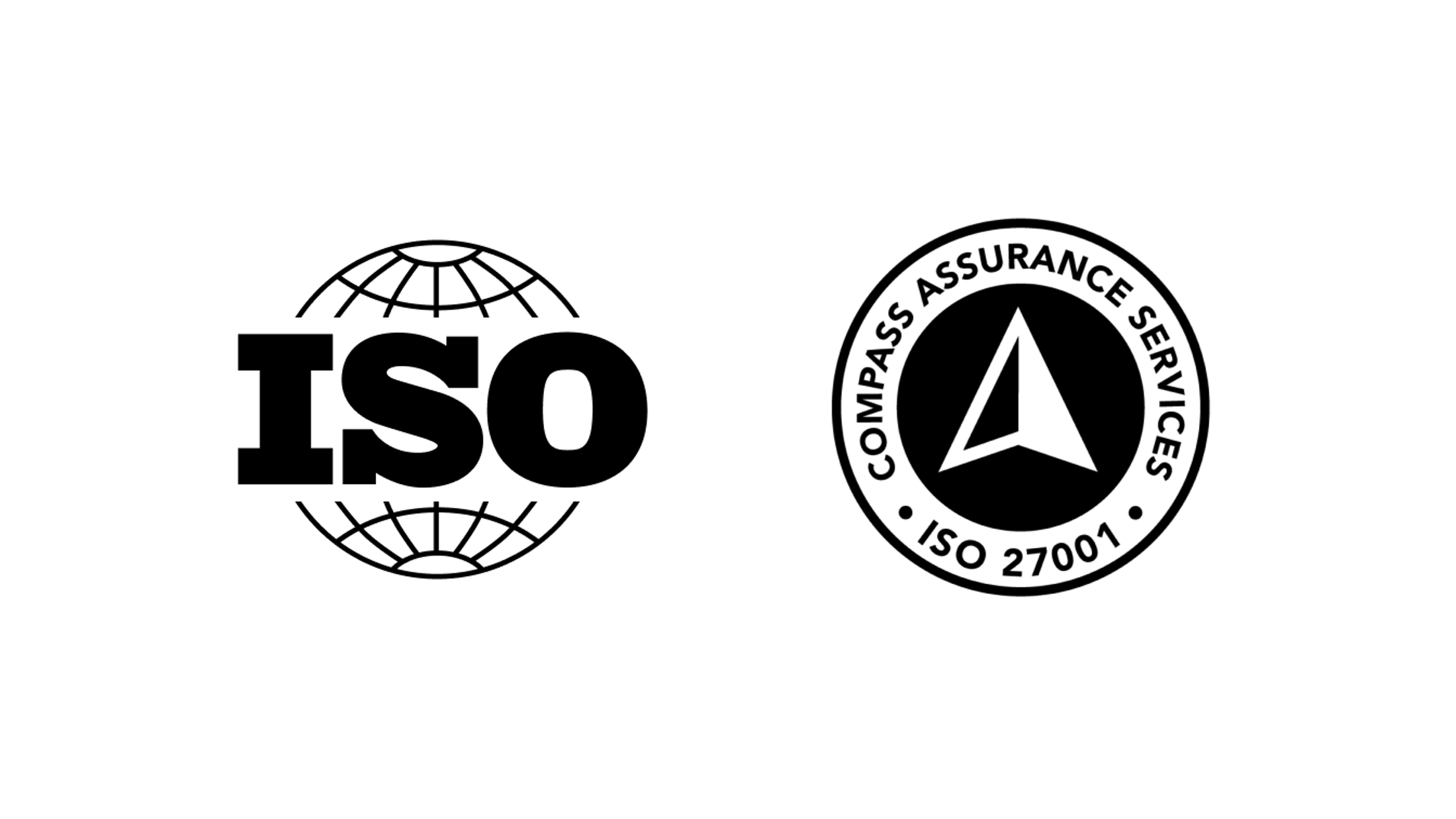 ISO and ISO 27001 logos