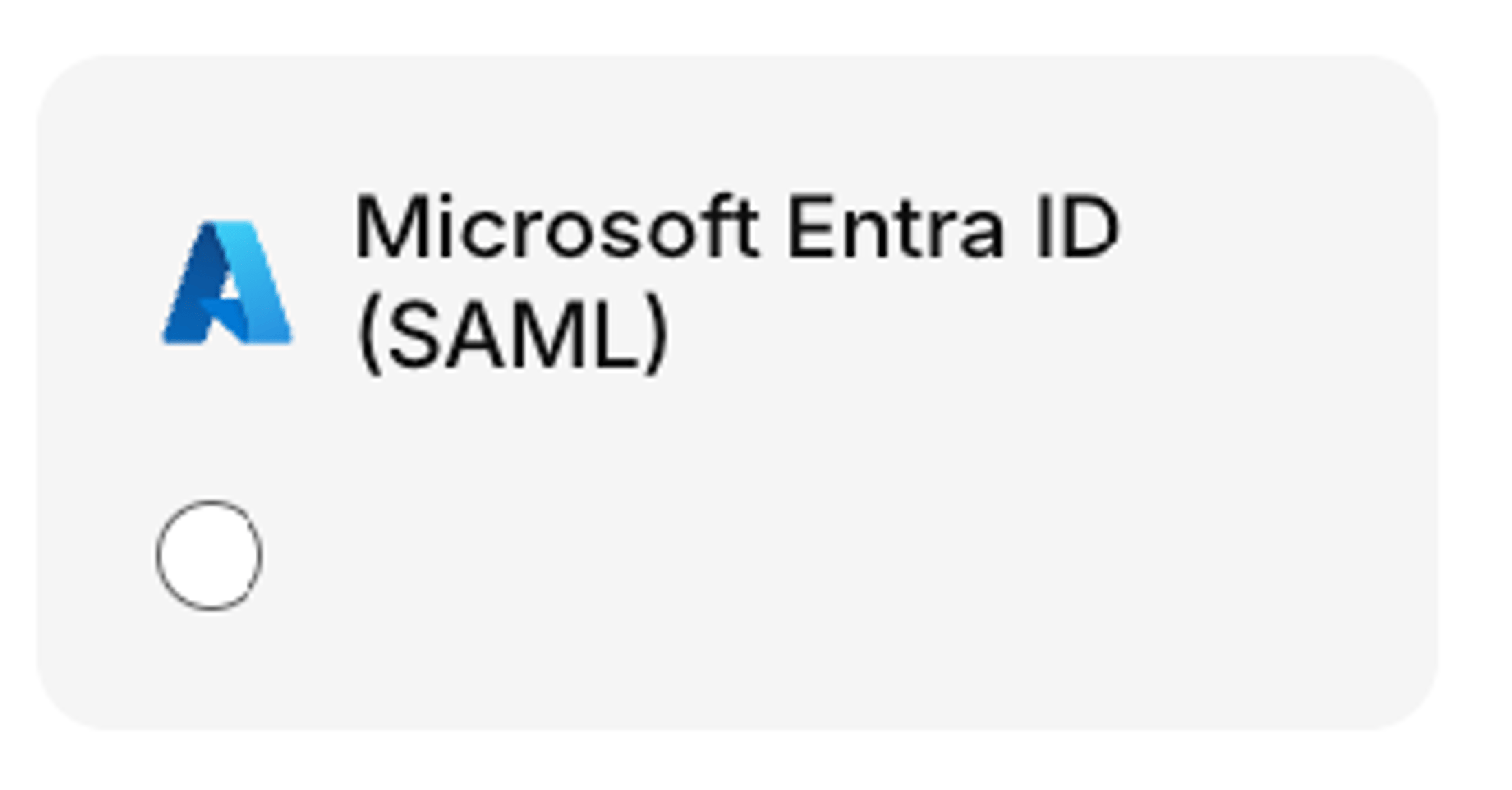 ms entra id saml connection in Kinde
