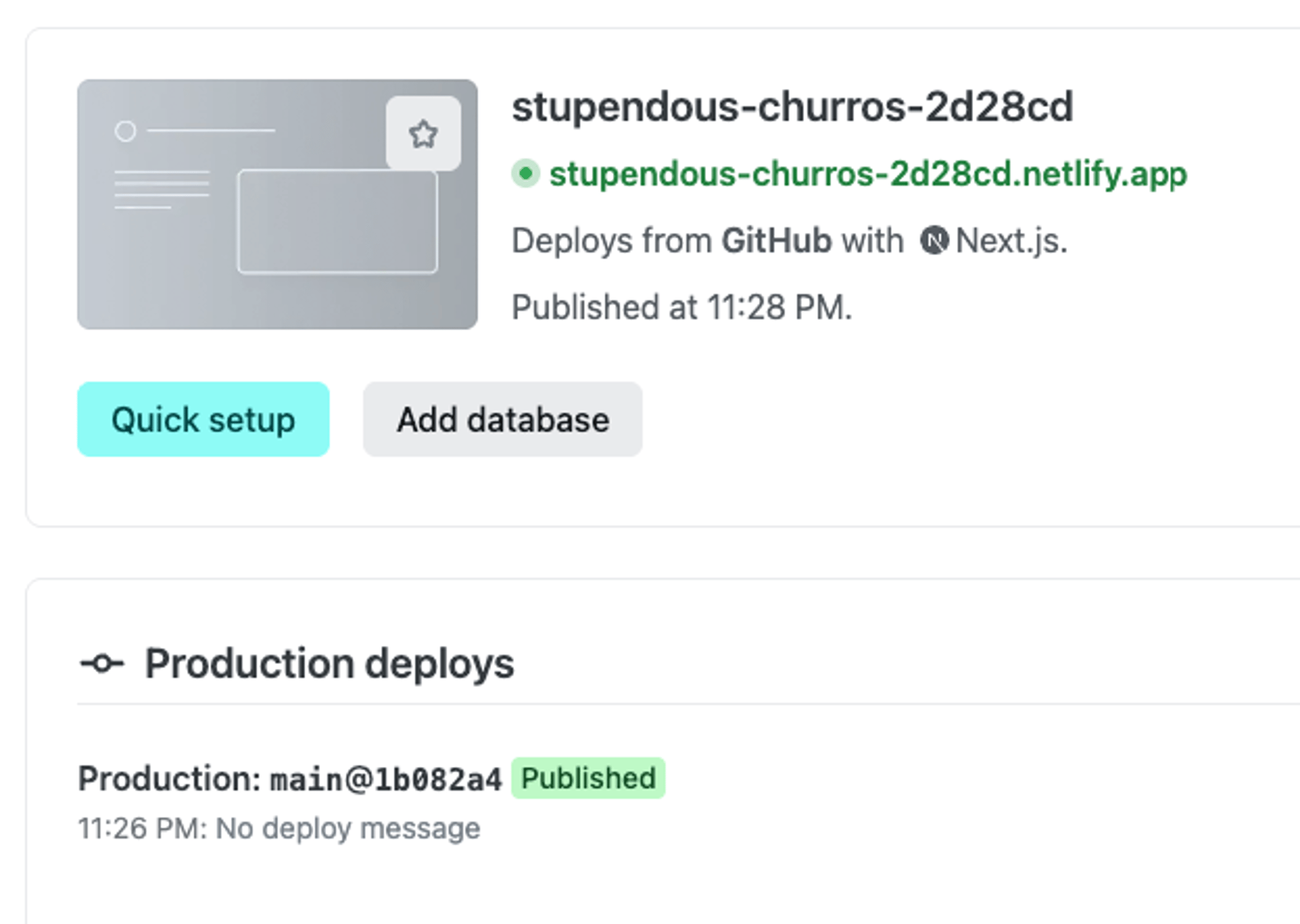 netlify project published