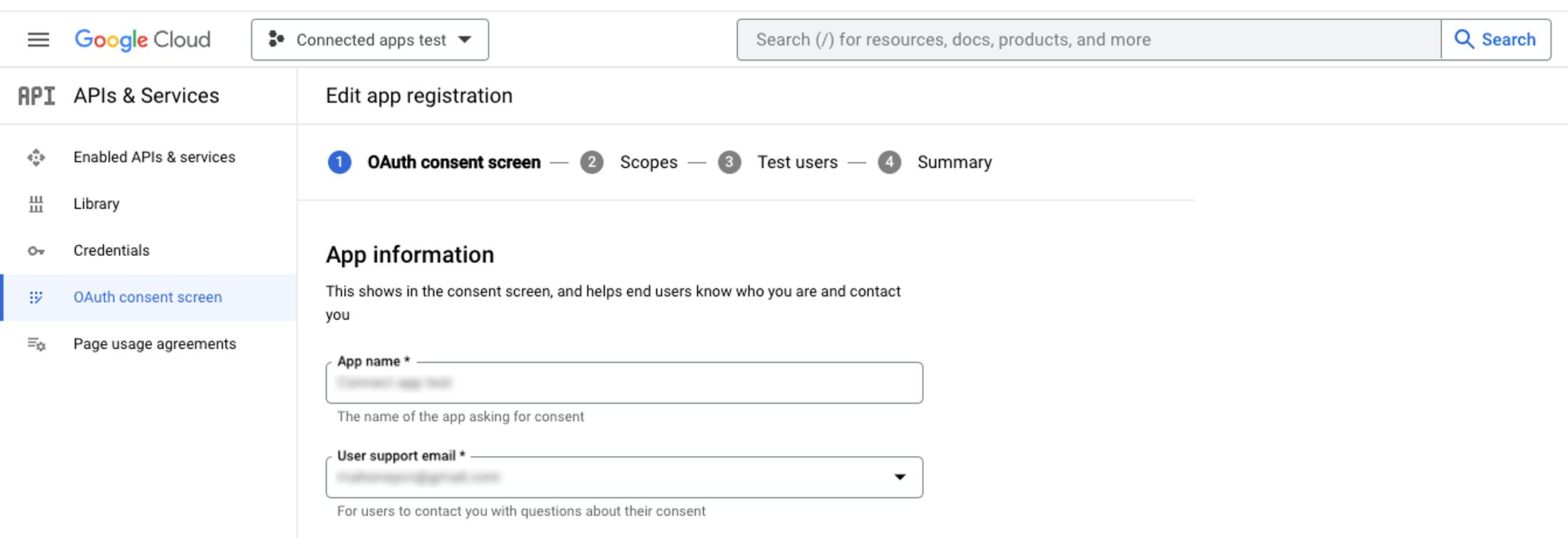 Configuring consent in Google Cloud