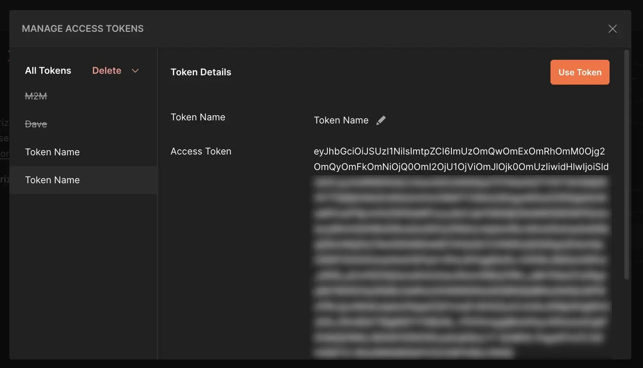 Access Token in Postman