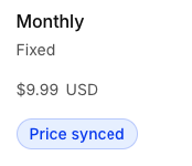 Price sync
status