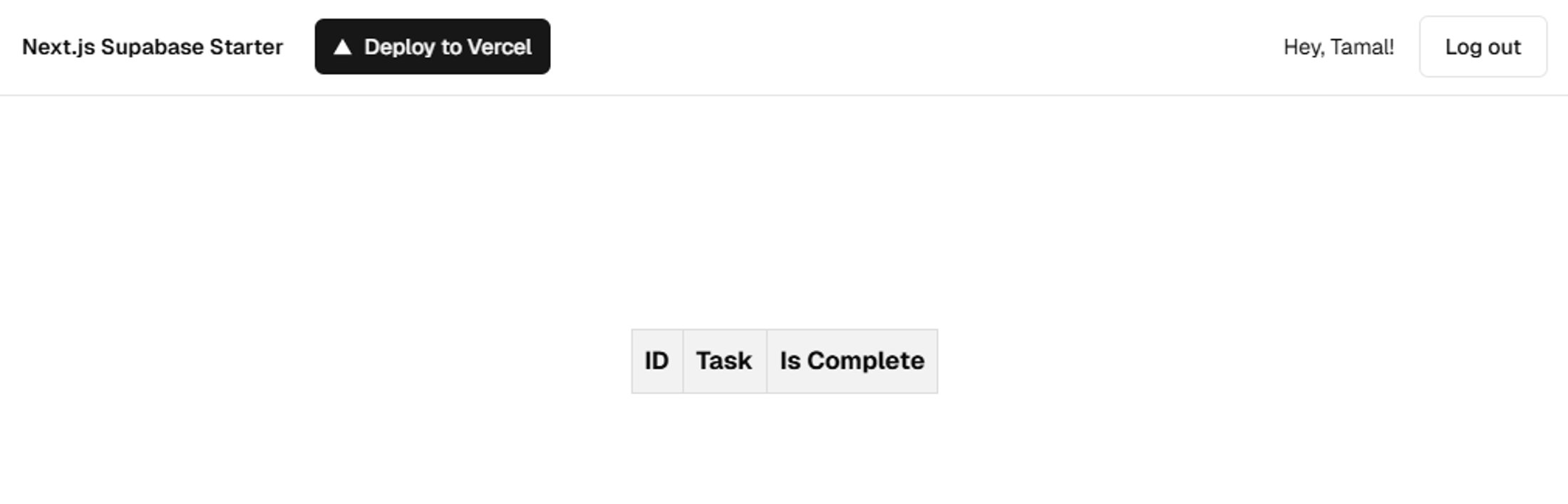 Empty to-do list