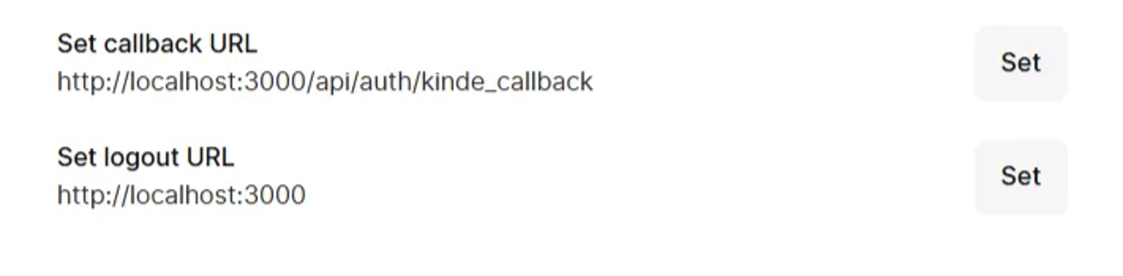 Callback URLs in Kinde